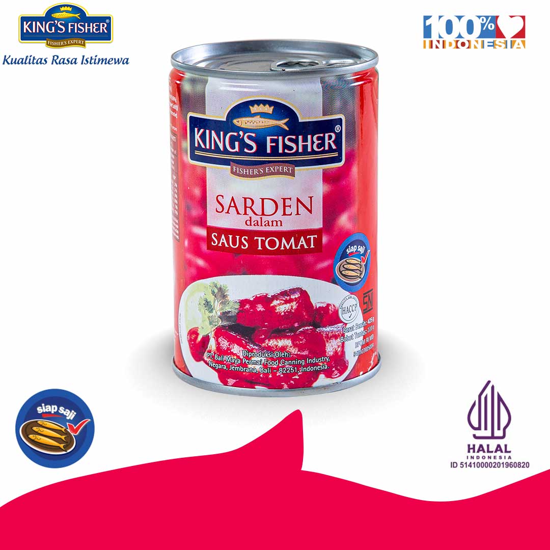 King's Fisher Sarden Saus Tomat