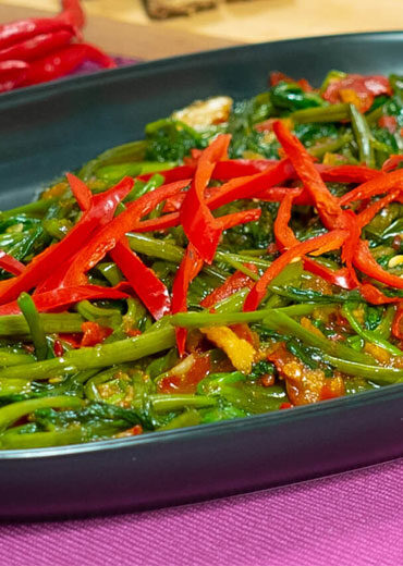 Tumis Kangkung Terasi Udang Kings Fisher